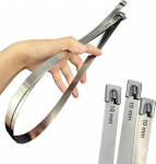 Metallist kaabli sidemed 24 "roostevabast terasest traat sidemed Raske iselukustuv terasest kaabli sidemed 380lb tugevus v&auml;ljalaskepakettide jaoks aia sidemed torud kodulinnu tara 40 Pack