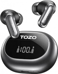 TOZO NC20 Adaptive Noise Cancelling Bluetooth k&otilde;rvaklapid, LADC LDAC Hi-Res Audio, 80 tundi, aku IPX8 veekindel, 2 seadme paaritamine, 6 mikrofoni, k&otilde;rvaklapid, Bluetooth m&uuml;rasummutus, kandmine