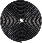 Spiraalkaabli m&auml;his 10m l&auml;bim&otilde;&otilde;duga 6mm ja 4mm juhtme haldamise muhviga Paindlik spiraalkaabli m&auml;hise komplekt TV PC audio s&uuml;learvuti Ethernet kaabel hiirekaabel andmesidekaabel