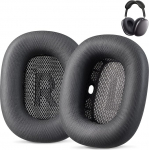 AHG Accessory House Asendusk&otilde;rvapadjad Airpods Max jaoks, mis on &uuml;hilduvad Apple k&otilde;rvaklappidega (Space Grey) Premium PU nahk, suure tihedusega vaht, tugev magnet