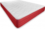 DU&Eacute;RMETE ONLINE Lite Viscoelastic Mattress Reversible Firm and Comfortable Winter Summer White Height 23 cm 90 x 200 cm