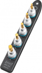 HAZET Smart-Rail 986K-SR/5 I magnetiline alus 5 pesaga, Drive: (1/2 tolli) V&auml;ljund: Nelinurkne 12,5 mm (1/2 tolli) V&auml;ljund: I Plastist pistikupesa riba pistikupesa mutriv&otilde;tme jaoks