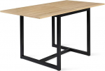 IDMarket - Extendable Rectangular Detroit Dining Table 4-8 Seater Industrial Design 80-160cm