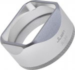 FOTGA Square Metal Lens Hood for Fujifilm Fuji X100VI, X100V, X100F, X100, X100S, X100T and X70 Camera Silver JL-36S