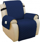KXAOXGRC Sofa Armlehnenschoner Bez&uuml;ge, 1 Set Sofabezug, abnehmbare Kindermatte, Sesselsitzer, M&ouml;belschutz, Schonbez&uuml;ge, waschbare Armlehnenbez&uuml;ge(Blue,Large)