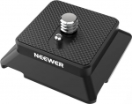 NEEWER Arca Type Quick Release Plate, Kiirlahendusplaat 1/4-tollise kruviga, kaamera statiivimontuuri adapter, QR-plaadi tarvikud, &uuml;hildub DJI RS seeria kardaanstabilaatoriga Action Cam, UA078