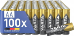 VARTA AA patareid, Power on Demand, Alkaline, 1,5 V, keskkonnas&otilde;bralikus pakendis, ideaalne arvutitarvikutele, nutikodusseadmetele, 100 tk.