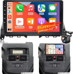 Qualcomm 8-Kern 4GB+64GB Android Autoradio f&uuml;r Mercedes Benz C-Klasse W204 S204 2006-2011, Radio mit IPS Touchscreen, Drahtloses CarPlay & Android Auto, GPS, DSP Hi-Res Audio