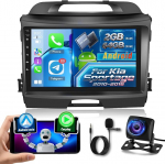 Autoraadio Kia Sportage 2010-2016, [2G+64G] Android 9-tolline puutetundlik autoraadio traadita Carplay ja Android Car/Bluetooth/WiFi/Bluetooth/EQ/FM RDS raadioga