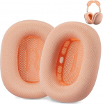 Asendatavad k&otilde;rvapadjad Airpods Max jaoks, mis on &uuml;hilduvad Apple AirPods Max k&otilde;rvaklappidega Silikooniga vooderdatud v&otilde;rk, k&otilde;rge tihedusega vaht, tugev magnet (AHG-AIRPODS-MAX-V2-ORANGE-EP)