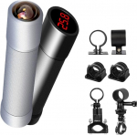 VSYSTO 4K Ultra HD mootorratta Dash Cam kiivrikaamera IP67 veekindel + &ouml;&ouml;n&auml;gemine/WiFi/App - 170&deg; lai nurk, loop salvestamine, G-sensor ja temperatuuri kontroll suusa/jalgratta/mootorratta kiivrile