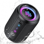 Tiksounds Bluetooth Lautsprecher, Kleine Musikbox Bluetooth 5.4, 15W Kraftvoller Bass, mit 12 Stunden Akkulaufzeit, TWS Stereo-Surround, IPX7 Wasserdicht, Outdoor Lautsprecher f&uuml;r Sport/Party/Reisen