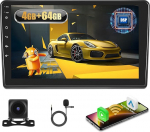 4+64G Android autoradio Fiat Ducato 3/Peugeot Boxer 2/Citroen Jumper 2 2011-2022 juhtmevaba Carplay & Android Car, 9-tolline puuteekraaniga raadio koos Bluetooth 5.0/GPS/reziimiskaamera/FM-ga