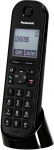 Panasonic KX-TGQ200GB DECT IP-telefon, juhtmeta, CAT-iq 2.0 &uuml;hilduv, digitaalne telefon, must