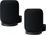 shinar Metal Wall Mount &uuml;hilduv Homepod 2, Mount Accessory Stand &uuml;hilduv Homepod 2 Gen. 2023 Integreeritud kaablijuhtimine Max. 12 kg (2-pakk, must)