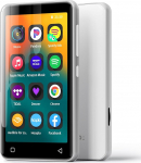 MP3 m&auml;ngija Bluetooth ja WiFi, 4-tolline t&auml;is puuteekraaniga MP4 MP3 m&auml;ngija Spotify'ga, Android Streaming Music Player, kaasaskantav HiFi heli, digitaalne audiom&auml;ngija koos k&otilde;lariga, h&otilde;bedane-valge