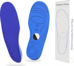 Cartoon Insoles for Airtag Tracking, AirTag Tracker Cover ja lapsed lapsed t&auml;iskasvanud mugav turvaline paigaldatud kinga sisetallad kingad sinine (255-270mm)