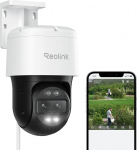Reolink 4K 8MP PTZ PoE Outdoor Surveillance Camera with Dual Lens, 6X Hybrid Zoom, 355&deg;/90&deg; Swivel, Car Tracking, Colour Night Vision, Person/Vehicle/Animal Detection, 2-Way Audio, TrackMix PoE