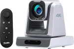 zowietek ZowiePTZ 4K PTZ kaamera koos Ergo-Ease kaugjuhtimispuldi ja ZowieX rakendusega, 18X+12X zoom, SDI/HDMI/USB, RTSP/RTMP(S)/SRT, ideaalne koosolekute, kirikute ja &uuml;rituste jaoks.