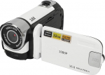 Denash videokaamera videokaamera, 1080P 16MP digitaalne kaamera Vlogging kaamera salvestaja 16x digitaalse zoomiga, kompaktne kaamera videokaamera pildistamiseks (valge)