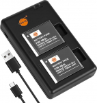 DSTE 2 x NB-6L (1700 mAh/3.7 V) akulaadija &uuml;hildub Canon PowerShot X500, SD3500, SD4000, on SX275, SX510, SX600, SX610, SX710, HS D10, D20, ELPH 500 HS kaameraga.