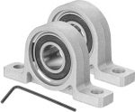 hankimise kaart Pillow Block Bearings 15mm Bore Vertical Zinc Alloy Steel Mounted Flange Pillow Block Bearing Self Aligning Insert Bearing Housing for Machinery Electricity Agriculture 2pcs