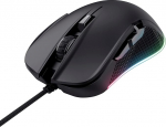 Trust Gaming GXT 922 Ybar m&auml;nguhiir RGB LED-valgustusega, 200-7200 DPI, USB-kaabel 2,1 m, t&auml;iustatud tarkvara, arvutihiir 6 programmeeritava nupuga arvutile ja s&uuml;learvutile - must