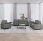 3-osaline diivanikomplekt koos padjadega, tumehall kangas, diivanid ja diivanid, diivan elutuppa, diivan teismelise tuppa, puhke diivan, diivan magamistuppa, polsterdatud diivan - 3201429