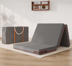 Sweetnight Premium kokkupandav madrats 90 x 190 x 10 cm | 3-osaline kokkupandav madrats koos eemaldatava kattega | Keskmise tugevusega k&uuml;lmavahust madratsi k&otilde;rgus 10 cm | Kokkupandav kokkupandav k&uuml;lalismadrats reisimadrats |