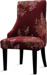 Liykimt Stretch Side Chair Cover koos k&auml;etugedega pestav polsterdatud s&ouml;&ouml;gitool s&ouml;&ouml;gitool naelutatud servaga s&ouml;&ouml;gitoa elutuba 1 tk veini punane