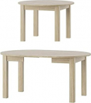 MPS Practical Uranium laud, 110 x 110 cm, k&ouml;&ouml;gilaud, s&ouml;&ouml;gilaud, elutuba, &uuml;mmargune laud, 160 x 110 x 76 cm, 4 lauajalga, pikendatav laud, kaasaegne (Sonoma tamm)