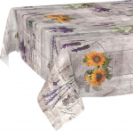 &Otilde;lilina laudlina pestav vaha laudlina Lihtne hooldada vetth&uuml;lgav Lootosefektiga aialina Provence 220 x 140 cm l&otilde;igatud servaga