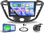 8 s&uuml;damikud 6+128G autoraadio Android Ford Transit Custom Tourneo 2013-2018 9-tolline traadita Carplay raadio koos Android auto peeglilinkiga Bluetooth FM/RDS/EQ/DSP WiFi GPS navigatsioon 360&deg; panoraam tagantpoolt
