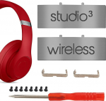 Studio 3 Hinge peapaela pistiku asendamine metallist remondiosad, mis &uuml;hilduvad Beats Studio 3.0 juhtmevaba &uuml;le k&otilde;rvaklappide peapaela metallist kokkupandav hingeklamber Concealer Pin'iga