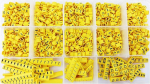 OznaczTo Kaablite m&auml;rgistusklamber 1460 tk - Kaablim&auml;rkijad "0-9", t&auml;hestik - Suurused 0,75 mm&sup2;, 1,5 mm&sup2; ja 2,5 mm&sup2; - Pakendatud 10 kambriga plastkarbis (1460 tk - suurus 2,5 mm&sup2;)