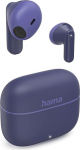 Hama TWS Freedom Light II Bluetooth juhtmevabad k&otilde;rvaklapid (Bluetooth 5.3 juhtmevabad k&otilde;rvaklapid, k&otilde;rvaklappide helistamine, mikrofon, puutejuhtimine, h&auml;&auml;ljuhtimine, 20 tundi m&auml;nguaega, laadimiskarp USB-C) Sinine
