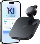 Soundcore Work by Anker AI Voice Recorder, digitaalne helisalvesti koos AI kirjutamisfunktsiooni ja h&auml;&auml;ltuvastusega, 150+ keelt, kombineeritud protokollid koosolekute ja loengute jaoks, MFi sertifitseeritud 8GB