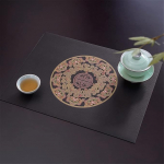 Platzdeckchen-Set, Esstischmatten, 2-teiliges Tischset im chinesischen Stil, Tischset for Zuhause, Esstisch, Untersetzer, Geschirr, Sch&uuml;ssel, Tasse, Untersetzer, Wohnkultur (V&auml;rv : B, Suurus : 30 * 40c