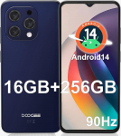 DOOGEE N55 Pro [2025] 16GB + 256GB Android 14 nutitelefon ilma lepinguta 6,56-tolline HD + 90Hz mobiiltelefon Odav, aku 5180 mAh, 13 MP + 8 MP, Octa Core, Dual SIM 4G Simlock-free mobiiltelefonid n&auml;gu