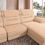 YEARLY Grid Non-Slip Diivan Cover, Honeycomb Hole Leather Diivan Hrows Couch Cover Four Seasons Made of Fabric Nordic Modern Furniture Protectors Diivan R&auml;tik Beige 70 x 150 cm (28 x 59 tolli)