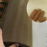 Messing aus Metallfasern, Brass Mesh Screen Filter Cloth Electromagnetic Signal Shielding Copper Alloy Yellow Multiple Meshes 1m Width(80mesh 1x1m)