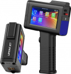 UPRINTJET BT-HH6105B2 Portable Handheld Printer with Quick Drying Ink Cartridge Hand Inkjet Printer, HD 4.3 Inch Touchscreen Handheld Printer for Logo/Date/QR Code/Barcode/Serial Number