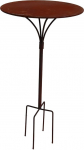 Hirsch Terrakota aialaua, vastupidav ja tugev, dekoratiivne, looduslikus patina v&auml;ljan&auml;gemisega metall, lillealune, k&uuml;ljelaud, l&auml;bim&otilde;&otilde;t: 55 cm, k&otilde;rgus: 107 cm.