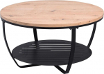 M2 Kollektion Palermo kohvilaud 80 x 43 x 80 cm Must