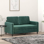 Willood 2-kohaline diivan magamisfunktsiooniga diivan elutuppa magamistuppa tumeroheline 120 cm Velvet
