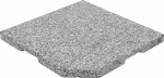 Doppler 1 x Graniitplaat 25 kg I Kaalutud plaat 50 x 50 x 4 cm p&auml;ikesevarjudele Max. 300 cm vihmavarju l&auml;bim&otilde;&otilde;duga I Ilmastikukindel looduskivist alus s&uuml;vistatud k&auml;epidemega I Vihmavarjualus pendelvarjudele
