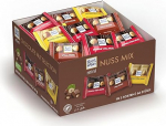 Ritter Sport Mini T&auml;isp&auml;hklisegu, valge, tume ja piima&scaron;okolaad, &scaron;okolaad tervete sarapuup&auml;hklitega, sobib ideaalselt suupisteks ja nautimiseks, 1,1 kg (66 tk)