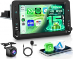 VECHTEL 8 Kern 4G+64G Autoradio Android 15 f&uuml;r Alfa Romeo 159 2004-2011, 7 Zoll HD IPS puuteekraaniga Autoraadio koos GPS WLAN Drahtlos Carplay Android Auto Bluetooth USB FM RDS Radio Tagasis&otilde;idukamera