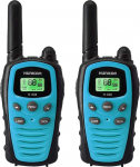 Walkie Talkies t&auml;iskasvanutele Raadioside pika raadiosagedusega - PMR, VOX Hands-Free Kit 5 km koos LED-tuledega (Blue-2)