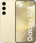 Samsung Galaxy S24 AI nutitelefon, Android mobiiltelefon ilma lepinguta, 8 GB RAM, 256 GB m&auml;lu, 50 MP kaamera, pikk aku, kollane kollane v&auml;rvus